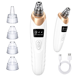 Electric Blackhead Remover Vacuum Pore Cleaner (5 Suction Heads)