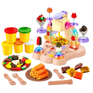Colorful Ice Cream Maker Play Dough Set