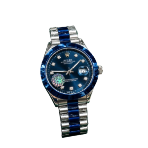 Rolex Oyster Perpetual Datejust Blue Dial Watch