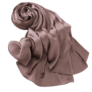 Premium Crinkle Hijab Scarf – Dusty Mauve