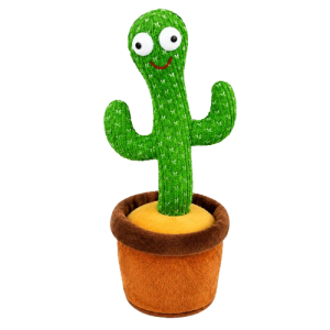Dancing Cactus Plush Toy with Music and Dancing Function