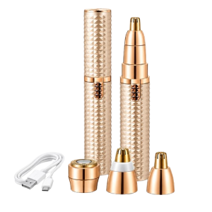 3-in-1 Precision Beauty Kit – USB Rechargeable Hair Trimmer