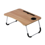 Portable Folding Laptop Table with Cup Holder