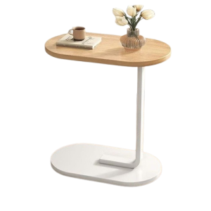 Modern C-Shaped Side Table